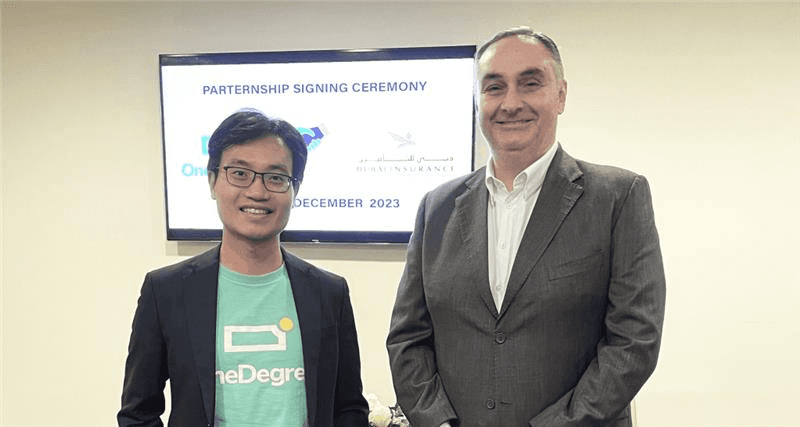 OneDegree Secures Funding from Dubai Insurance and Launches Partnership for Digital Asset Insurance - OneInfinity