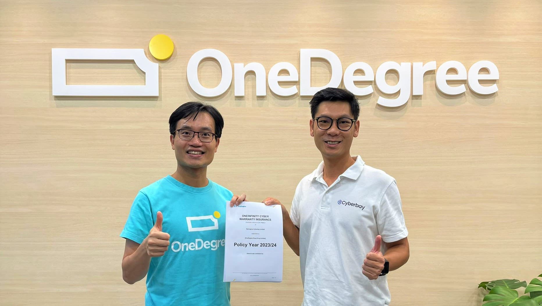 OneInfinity by OneDegree, Partners with CyberBay to Provide Robust Cyber and Information Security Protection for Hong Kong Enterprises - OneInfinity